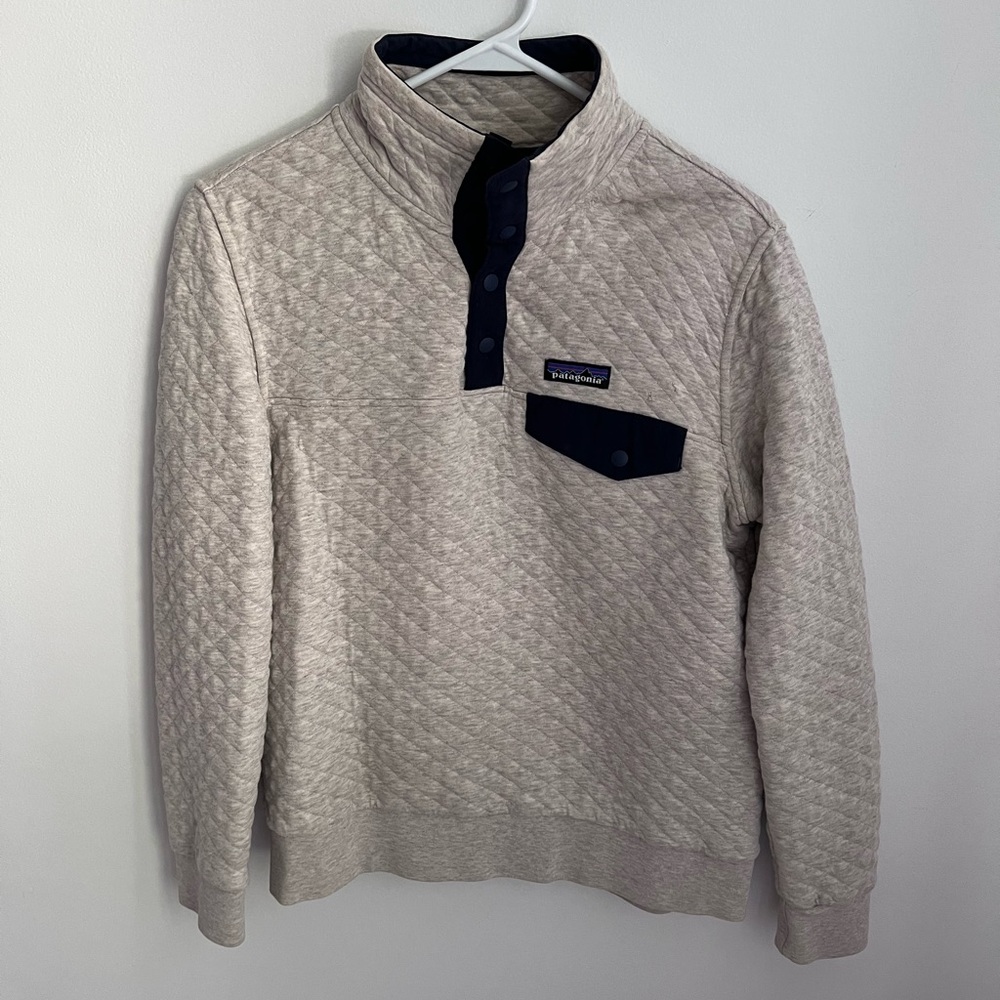 Patagonia Organic Cotton Quilt Snap-T Pullover Women’s size small S